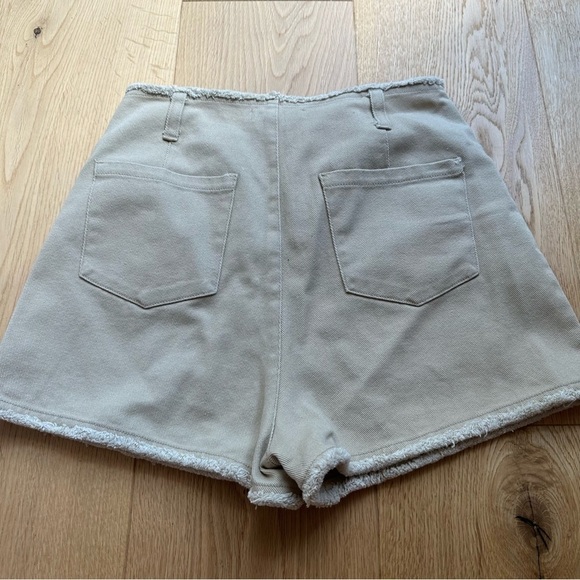 NWT OAK + FORT TAN BUTTON FRONT  SHORTS - 25 - Picture 6 of 13
